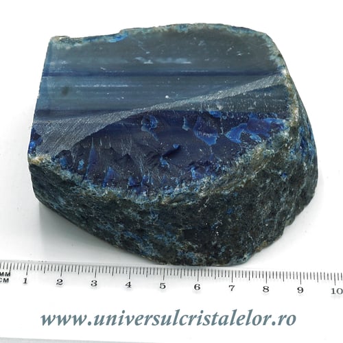 Geoda agat albastru unicat m03