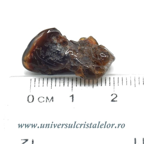 Agat de foc piatra rulata unicat m21