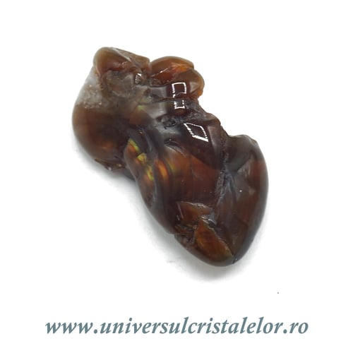 Agat de foc piatra rulata unicat m21