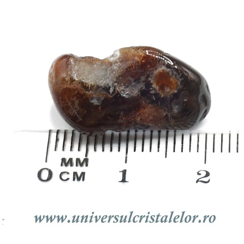 Agat de foc piatra rulata unicat m16