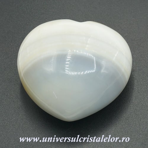 Inima agat natural unicat m05