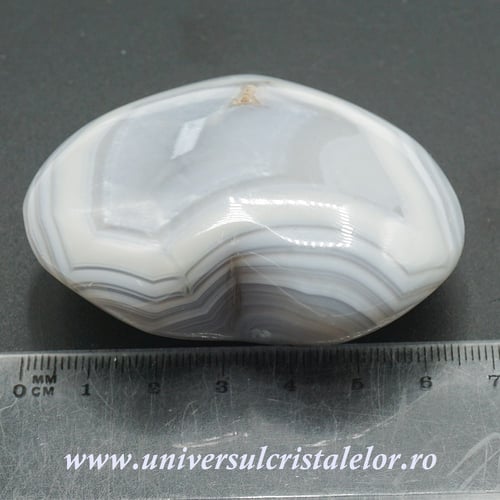 Inima agat natural unicat m04
