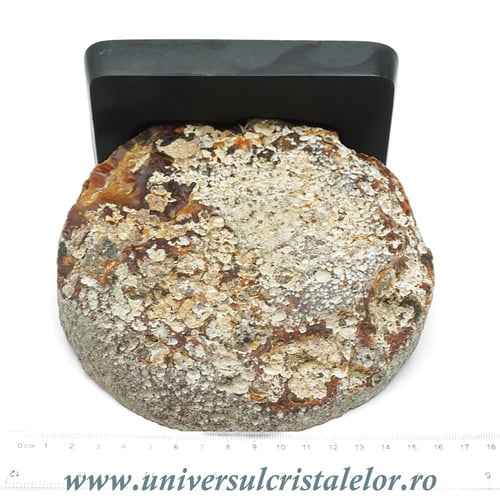 Agat pe suport de lemn unicat m06