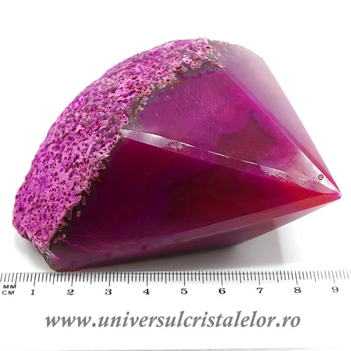 Agat roz varf cu baza 