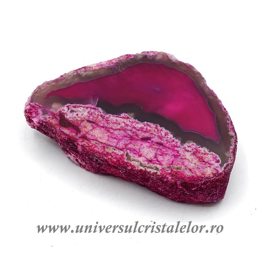 Felie agat roz unicat m03