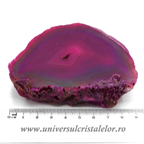 Felie agat roz unicat m04