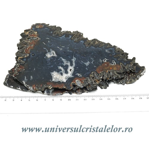 Felie agat natural pereche unicat m02