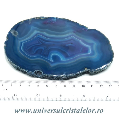 Felie subtire agat turcoaz unicat m10
