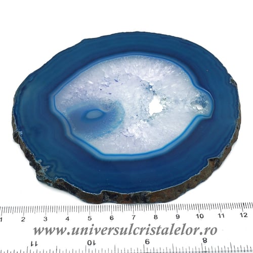 Felie subtire agat turcoaz unicat m06