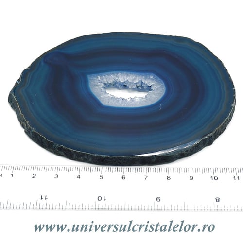 Felie subtire agat turcoaz unicat m08