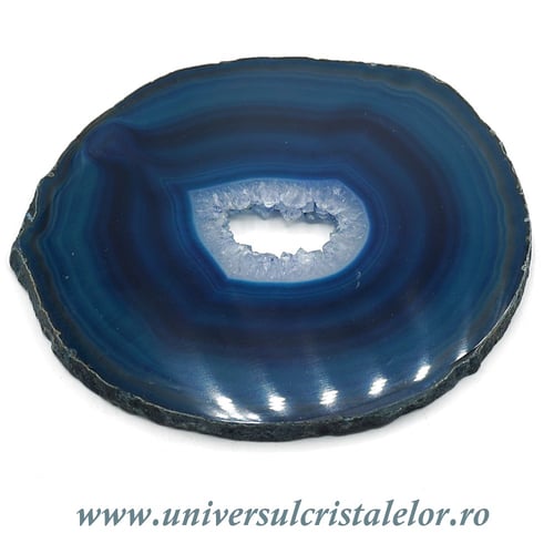 Felie subtire agat turcoaz unicat m08