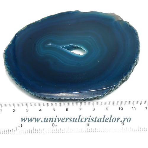 Felie subtire agat turcoaz unicat m03