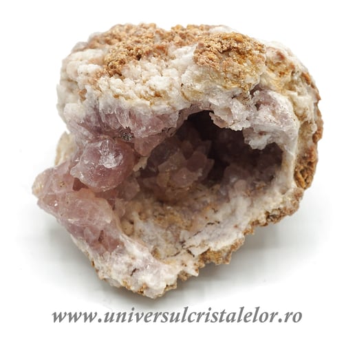 Geoda ametist roz mineral unicat m06