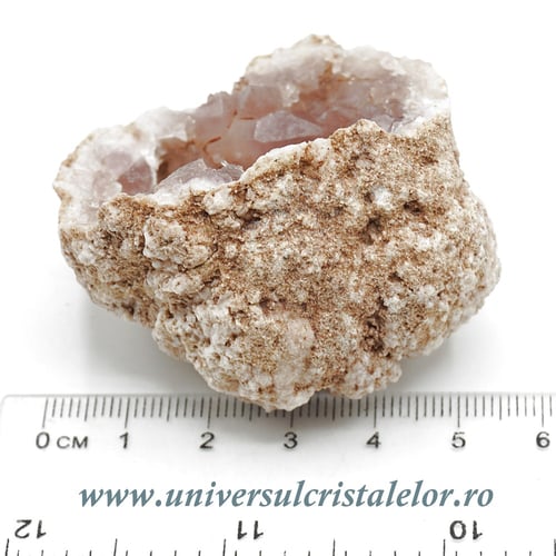 Geoda ametist roz mineral unicat m13