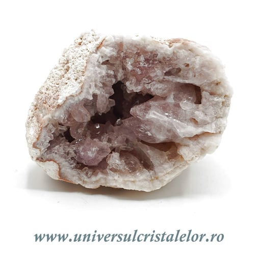 Geoda ametist roz mineral unicat m11