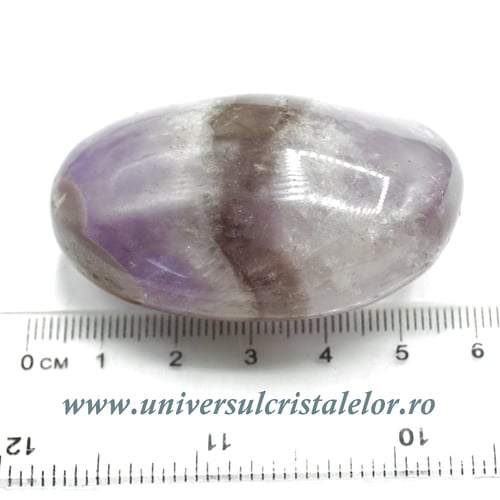 Ametist chevron polisat unicat m06