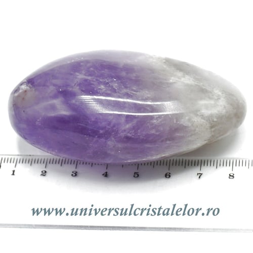 Ametist chevron polisat unicat m04