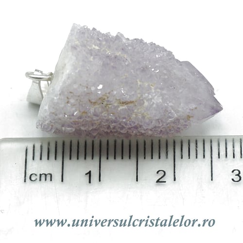 Pandantiv ametist cactus ( cuart spirit )