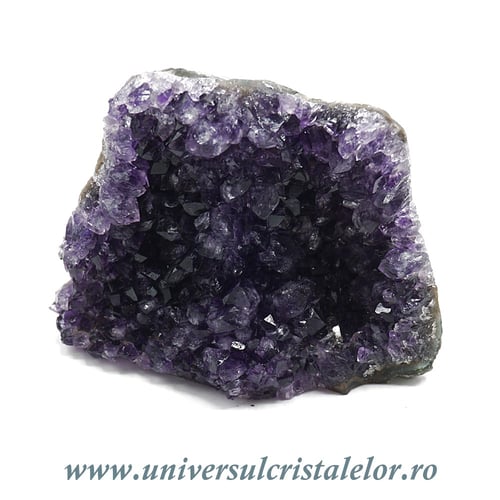 Ametist cu baza mineral unicat m19