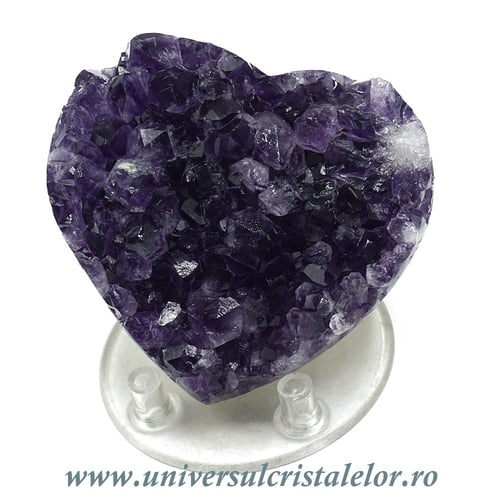 Inima ametist unicat m06