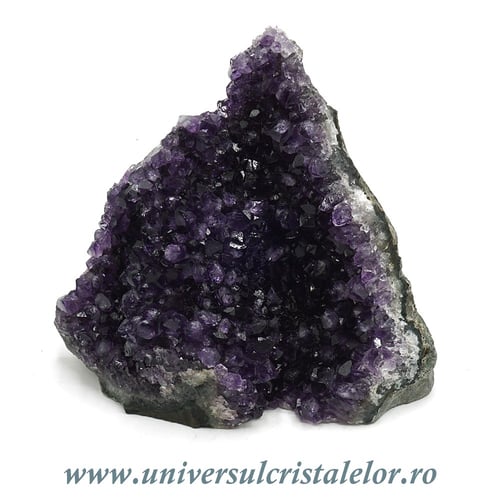 Ametist cu baza mineral unicat m11