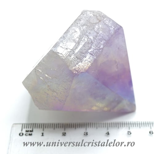 Ametist angel aura varf cu baza unicat m04