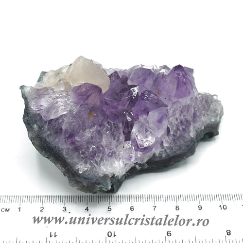 Ametist cu calcit mineral unicat m12