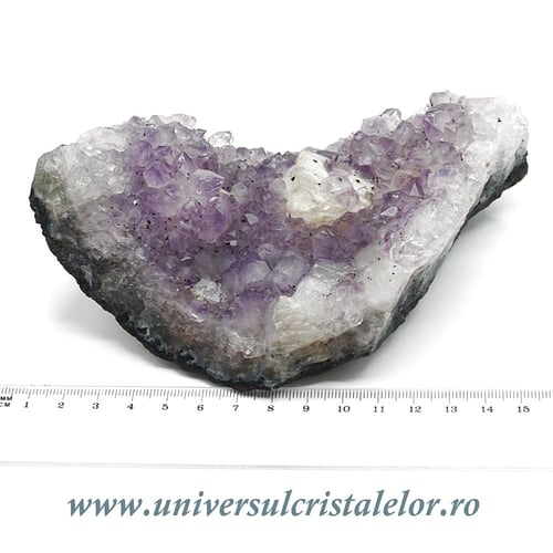 Ametist cu calcit mineral unicat m06