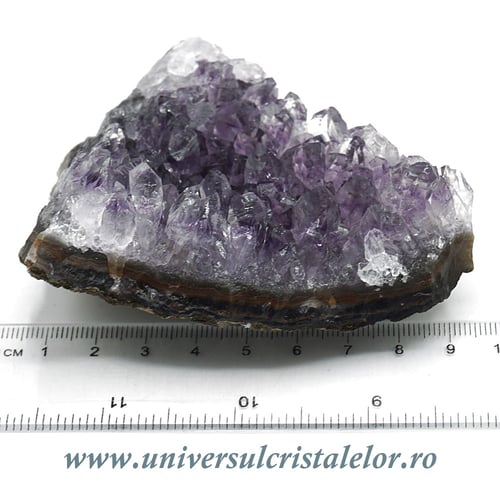 Ametist cluster Uruguay mineral unicat m18