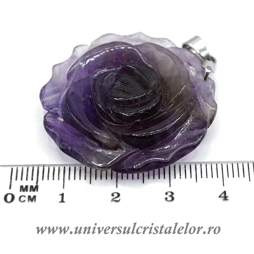 Pandantiv ametist floare