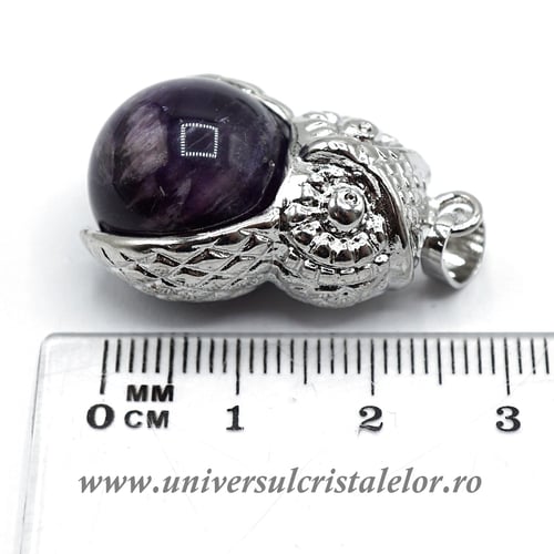 Pandantiv ametist sfera m2