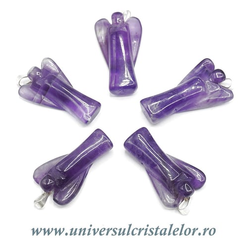 Pandantiv ametist inger