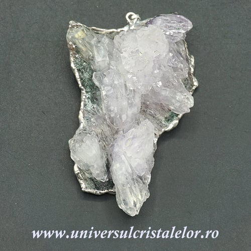 Pandantiv ametist floare