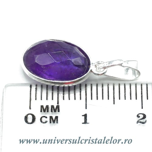 Pandantiv ametist oval