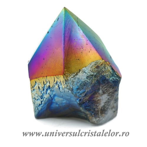 Ametist titan aura varf cu baza unicat m05
