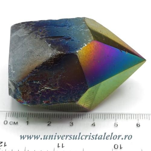 Ametist titan aura varf cu baza unicat m05