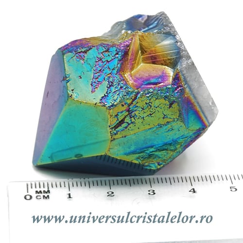 Ametist titan aura varf cu baza unicat m06