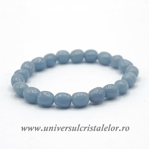 Bratara angelit rotund - 7/8 mm