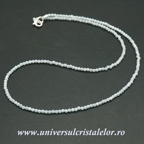 Colier angelit rotund fatetat - 2,5mm