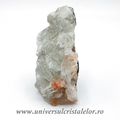 Stilbit cu apofilit verde unicat m03