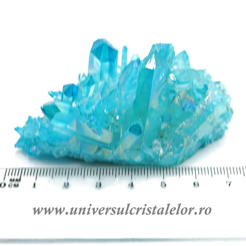 Aura cuart bleu cluster