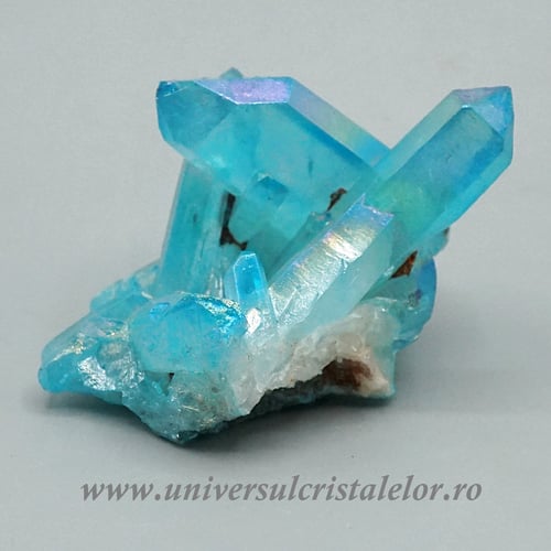 Aura cuart bleu cluster