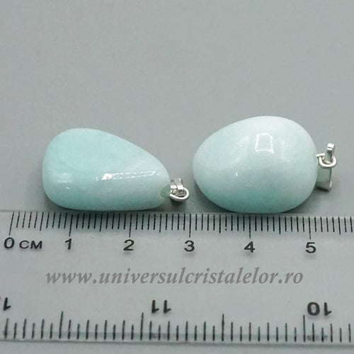 Pandantiv aragonit bleu