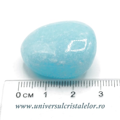 Aragonit bleu piatra rulata