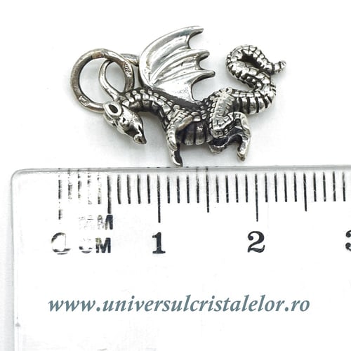 Pandantiv dragon argint