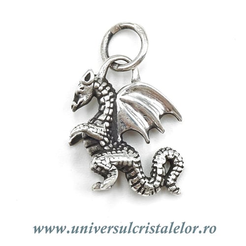 Pandantiv dragon argint