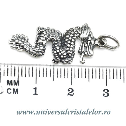 Pandantiv dragon argint