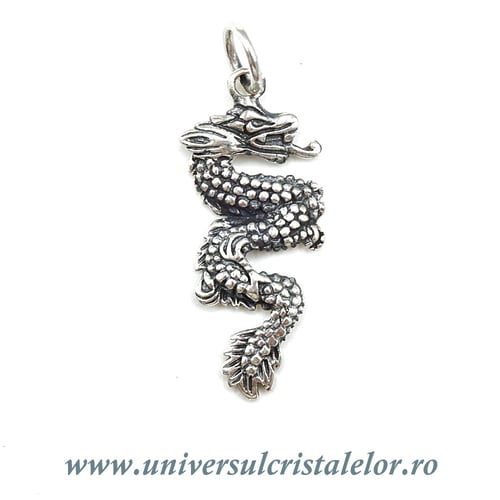 Pandantiv dragon argint