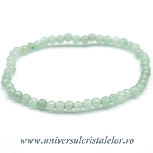 Bratara aventurin rotund - 4 mm
