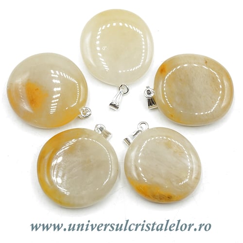 Pandantiv aventurin galben